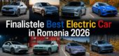 Acestea sunt cele 8 finaliste ale competiției Best Electric Car in Romania 2026!